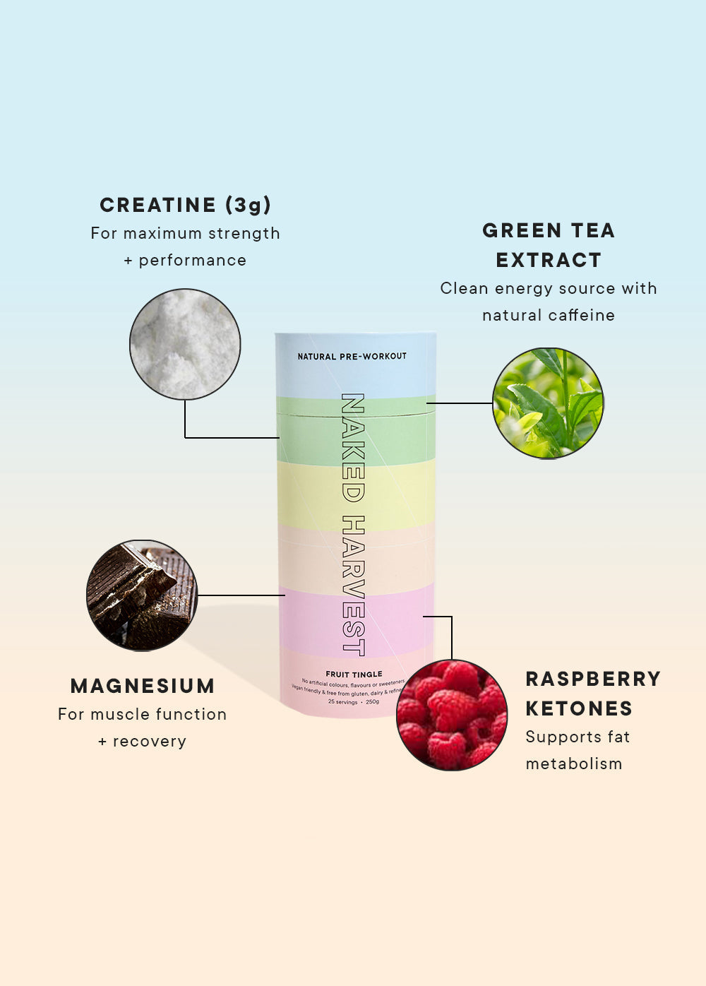 Fruit Tingle Natural Pre-workout