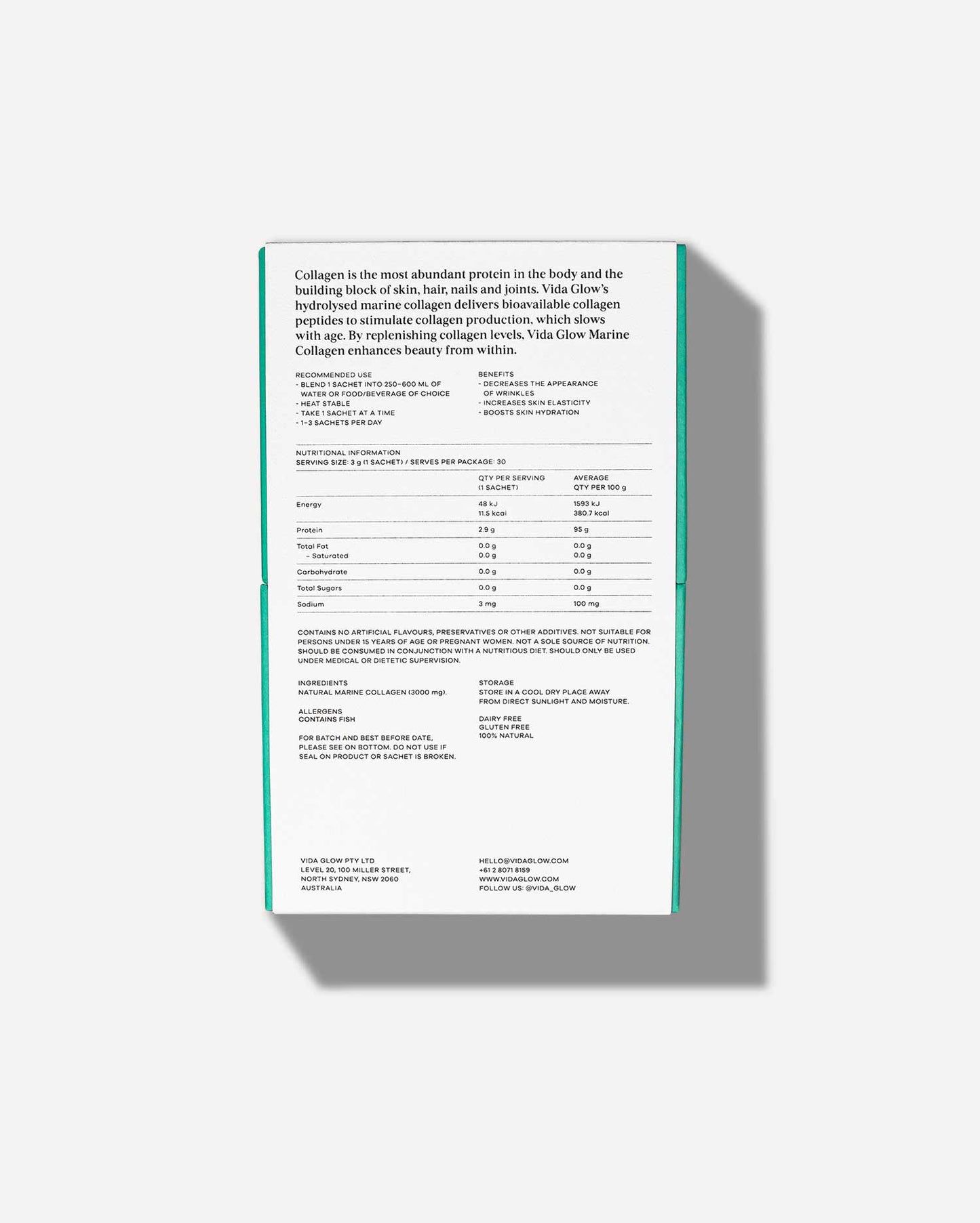 Natural Marine Collagen Sachets - Original